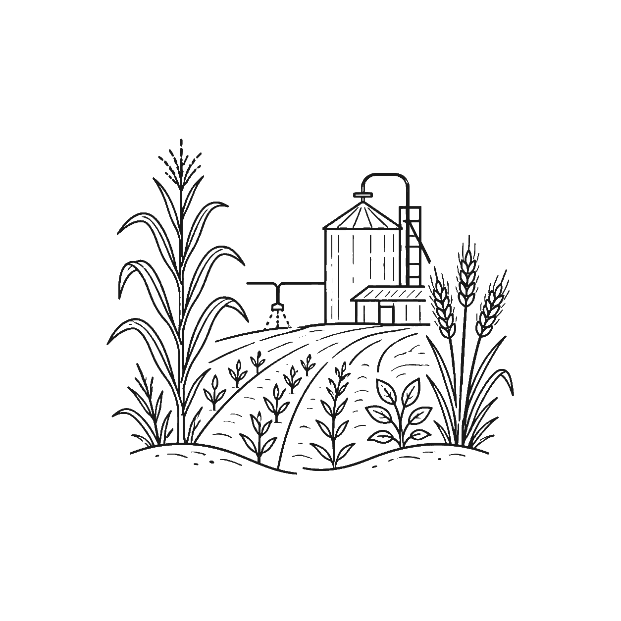 Agriculture & Food sector illustration